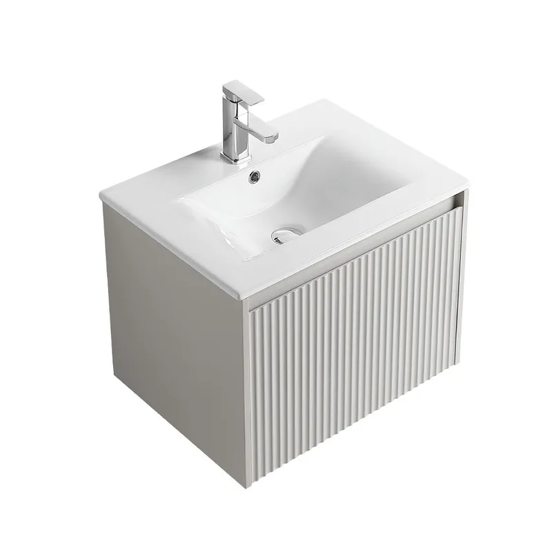 Cubi Cube COVE 600mm Basin Cabinet (Pearl Grey)
