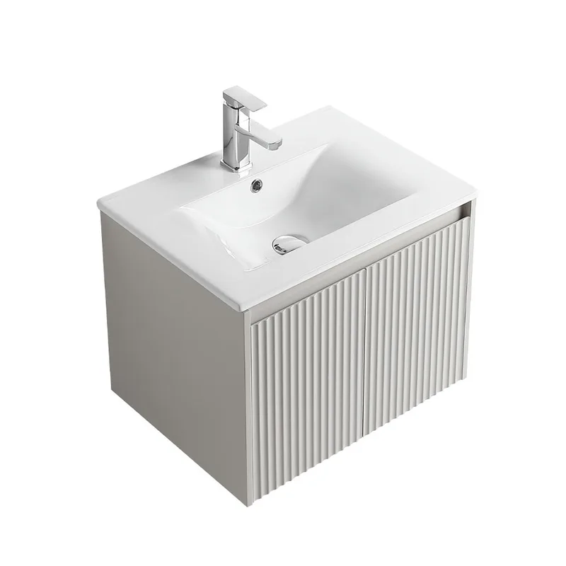 Cubi Cube COVE 600mm Basin Cabinet (Pearl Grey)