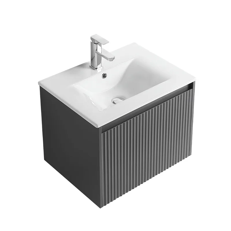 Cubi Cube COVE 600mm Basin Cabinet (Shadow Grey)