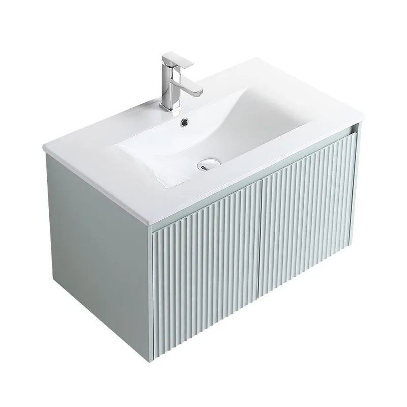 Cubi Cube COVE 800mm Basin Cabinet (Cameo Green)