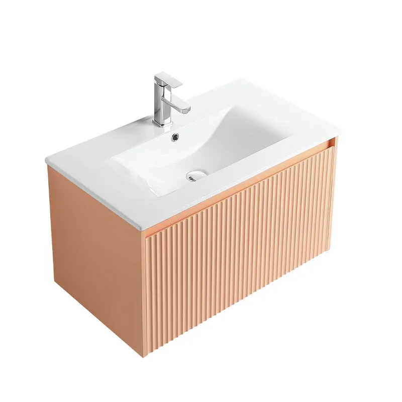 Cubi Cube COVE 800mm Basin Cabinet (Darling Peach)