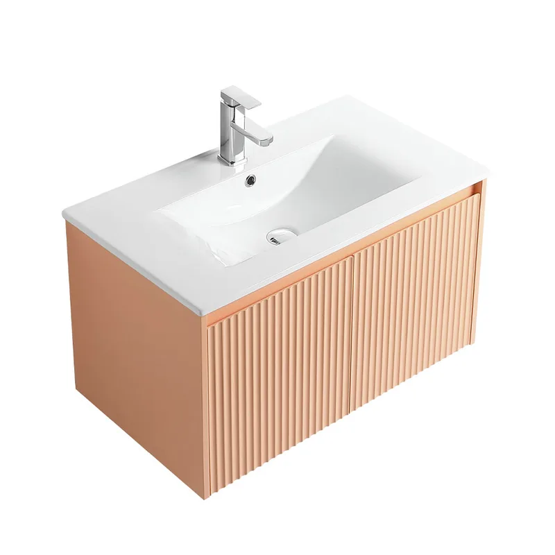 Cubi Cube COVE 800mm Basin Cabinet (Darling Peach)