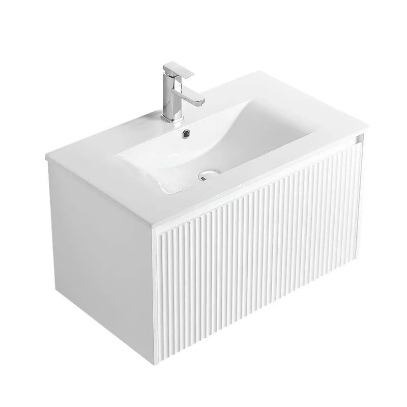 Cubi Cube COVE 800mm Basin Cabinet (Snow White)