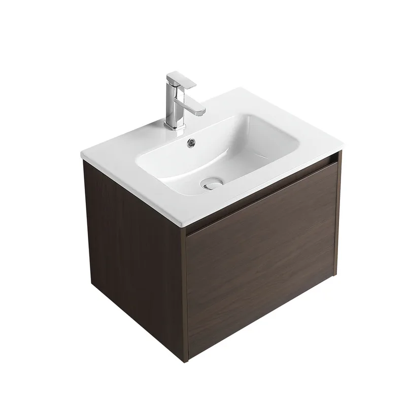 Cubi Cube GAIA 600mm Basin Cabinet (Walnut Brown)