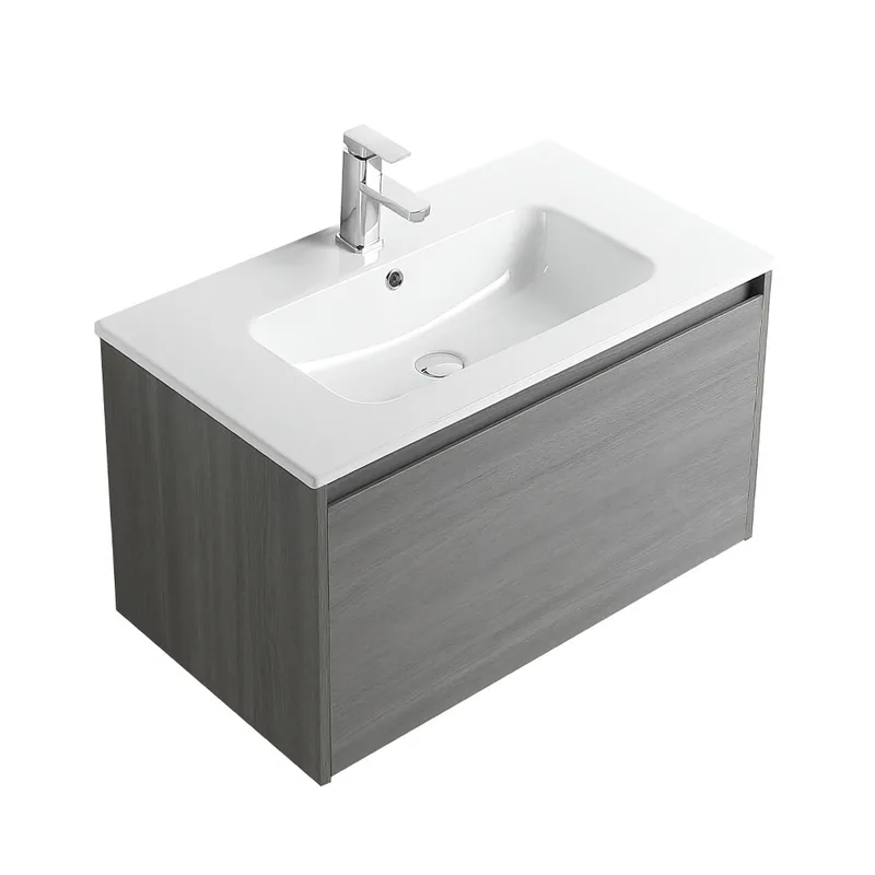 Cubi Cube GAIA 800mm Basin Cabinet (Ash Grey)