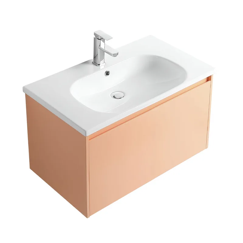 Cubi Cube GAIA 800mm Basin Cabinet (Darling Peach)