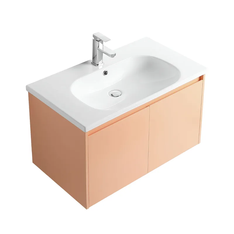 Cubi Cube GAIA 800mm Basin Cabinet (Darling Peach)