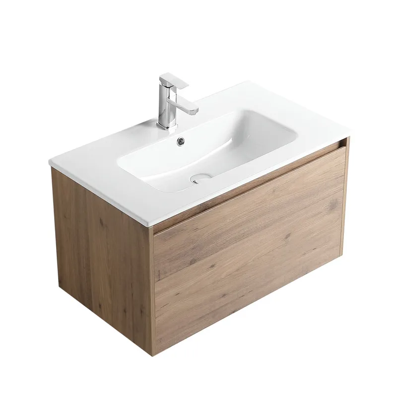 Cubi Cube GAIA 800mm Basin Cabinet (Weathered Oak)