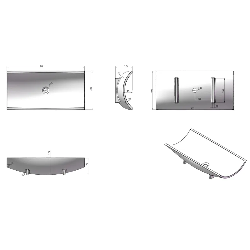 D6 Counter-Top Basin