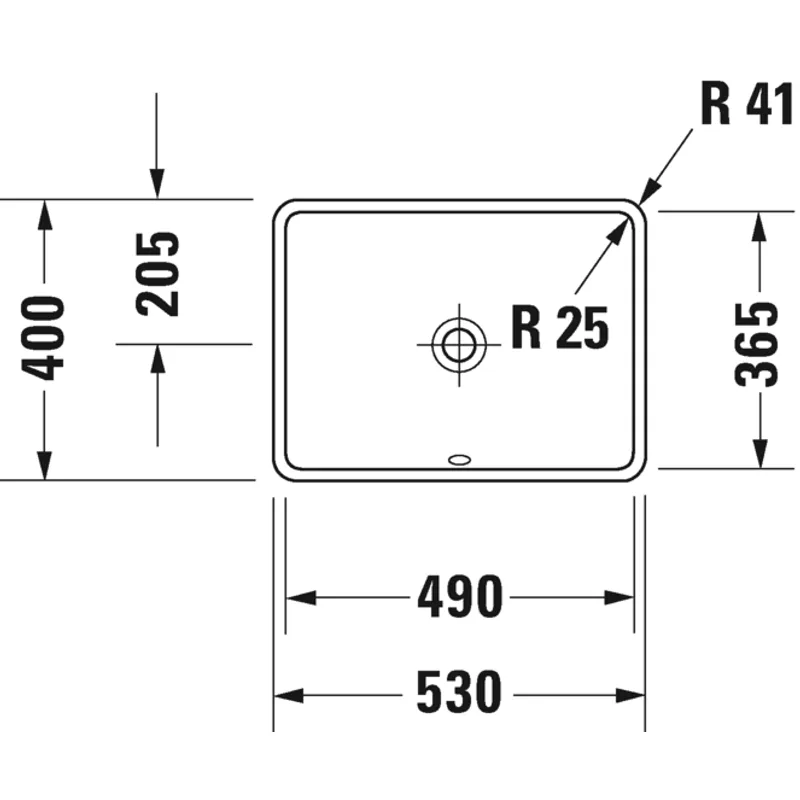 Duravit Starck 3 030549 Undermount Basin
