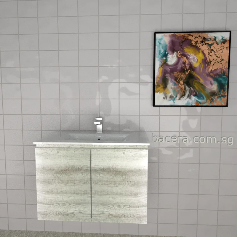 DUSCHE PVC Cabinet 2007103GL Grey Liner with Insert Basin 1003103