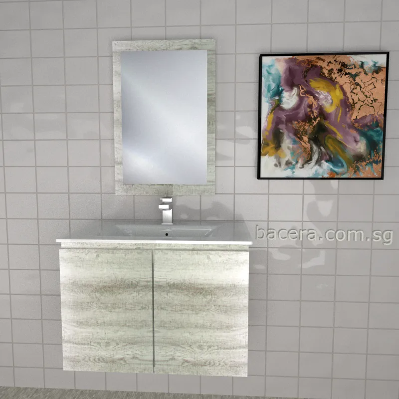 DUSCHE PVC Cabinet 2007103GL Grey Liner with Insert Basin 1003103