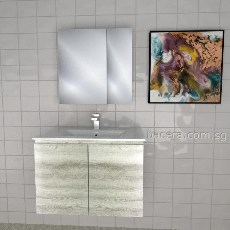 DUSCHE PVC Cabinet 2007103GL Grey Liner with Insert Basin 1003103