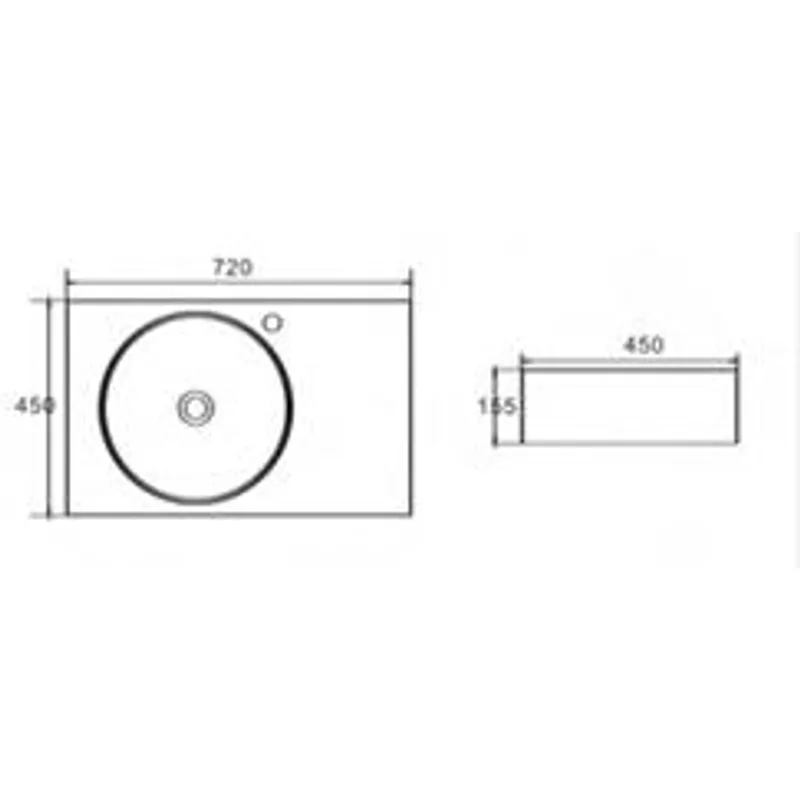 E2 Wall-Hung Basin