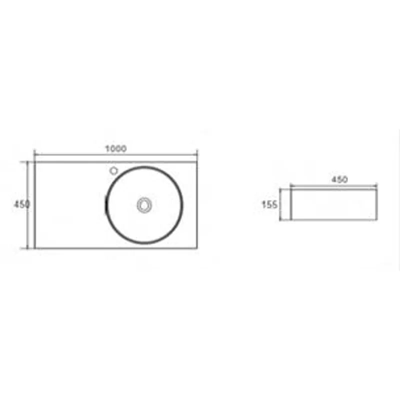 E3 Wall-Hung Basin