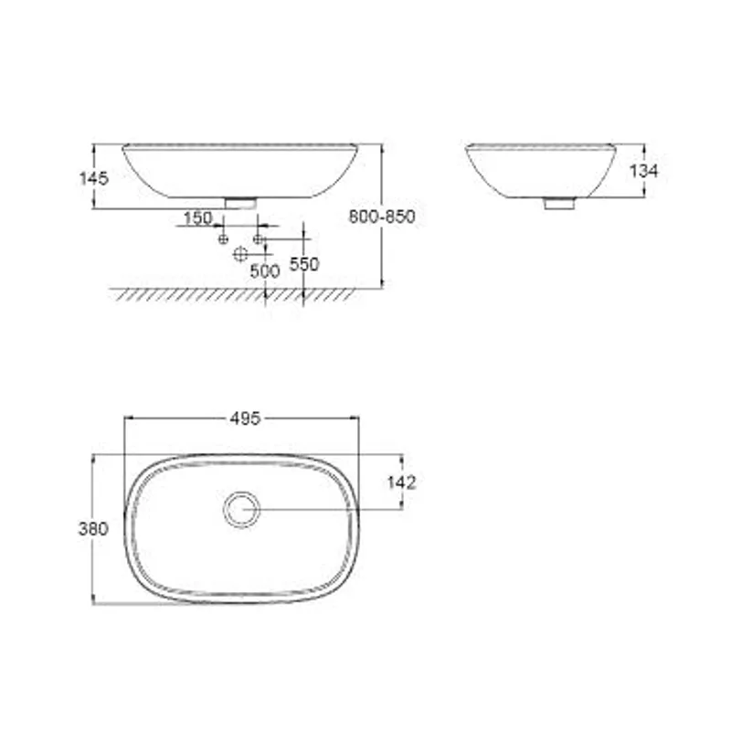 Grohe 39216000 Eurostyle Ceramic Basin