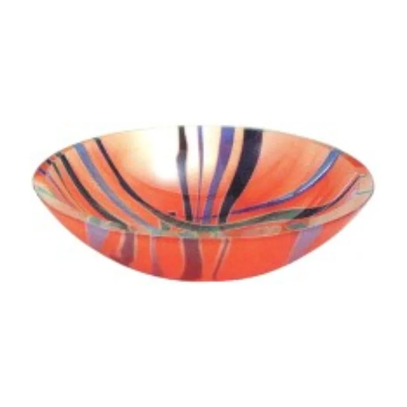 HG-CBA15F-C1 Orange Glass Basin