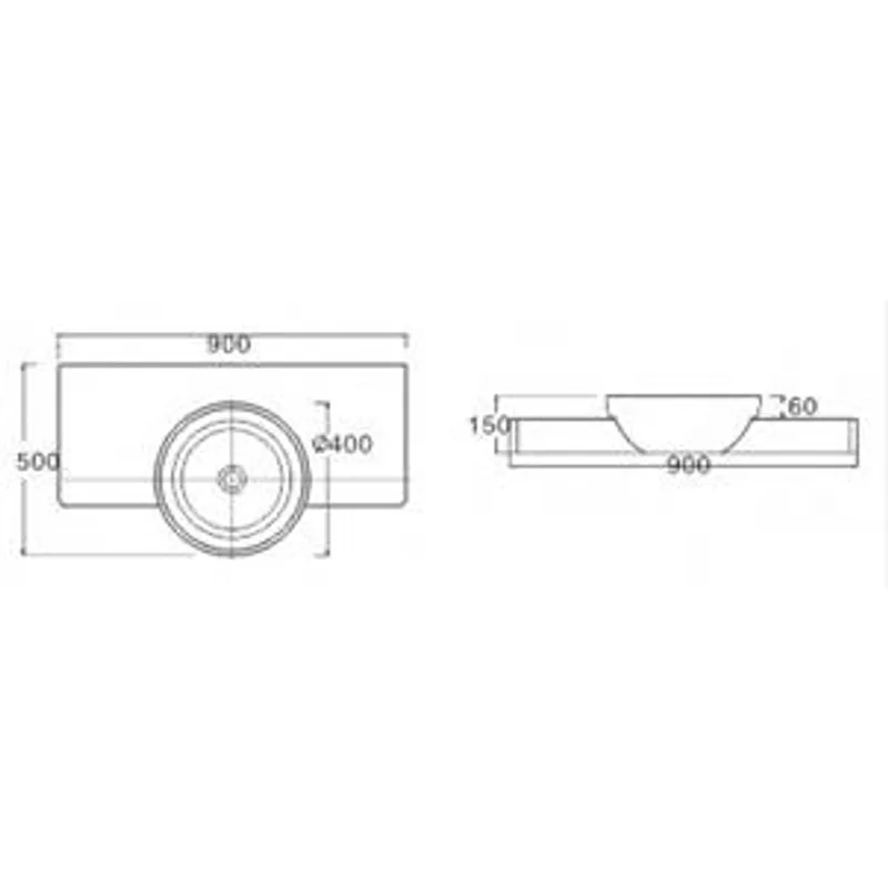 K2 Wall Hung Basin