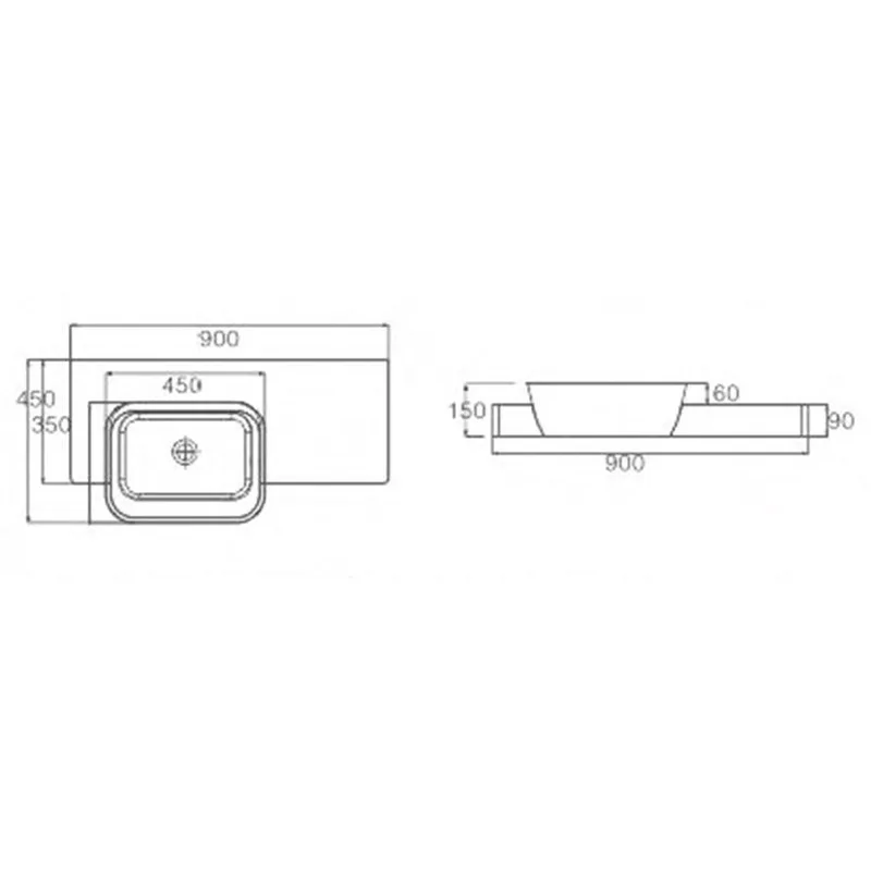 K3 Wall Hung Basin