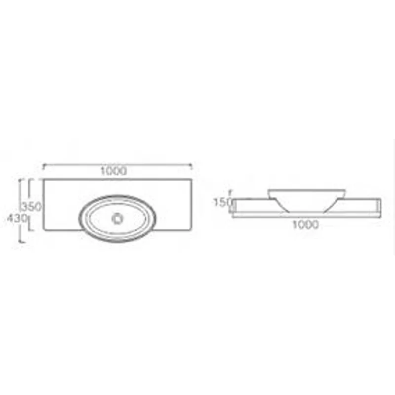 K4 Wall Hung Basin
