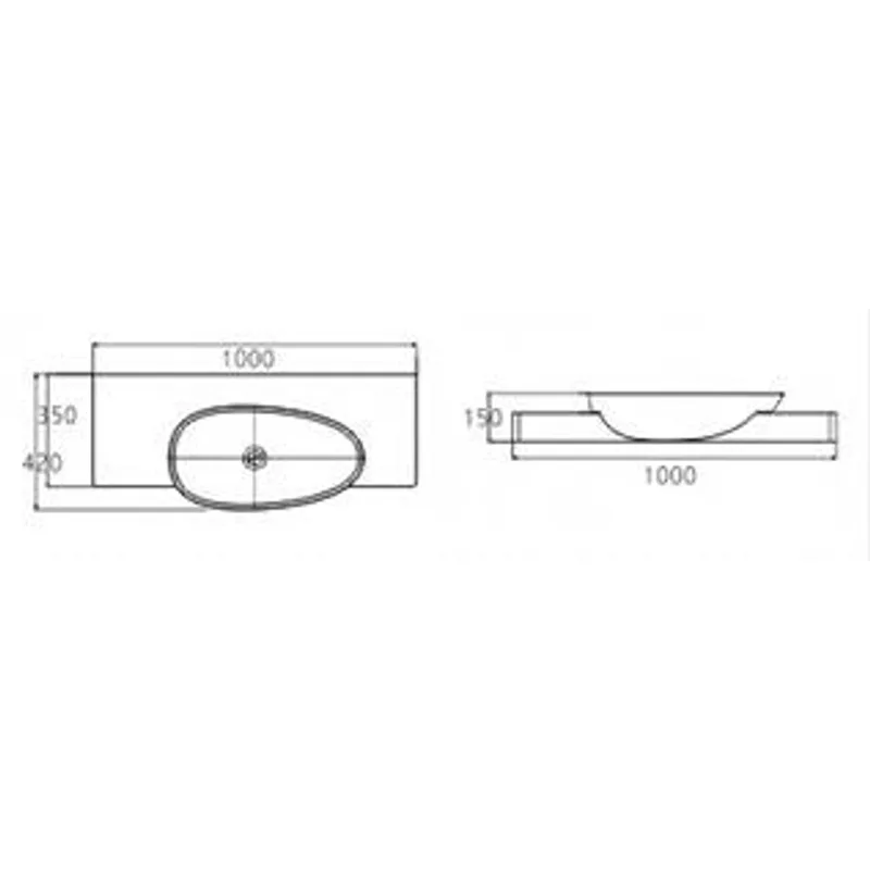 K5 Wall Hung Basin