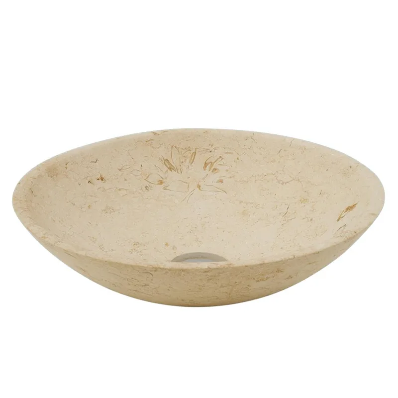 MARS-ROUND Marble Basin Beige