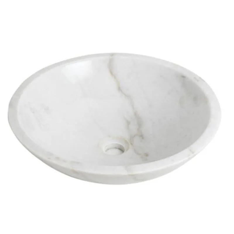 MARS-ROUND Marble Basin Black