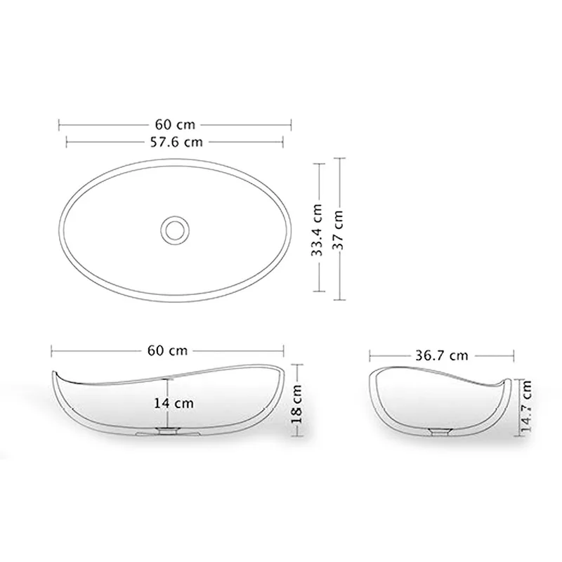Giotto Stone Resin Basin