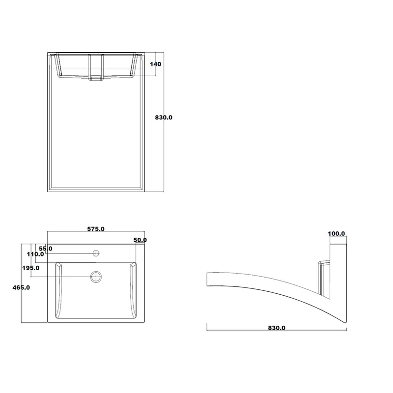 PW11 Free Standing Basin