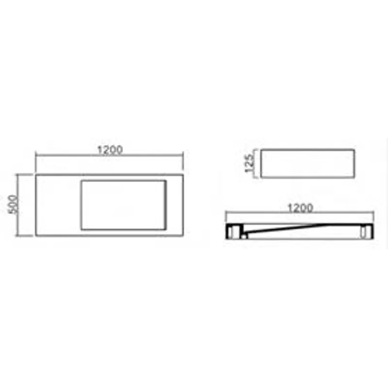 PW12-B-R Wall-Hung Basin
