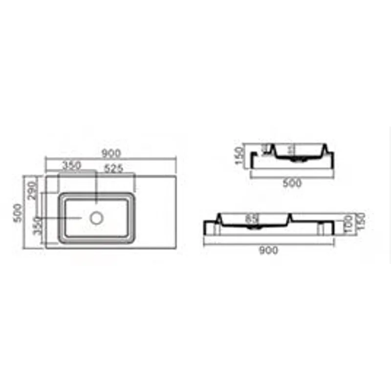 PW13-A Wall-Hung Basin