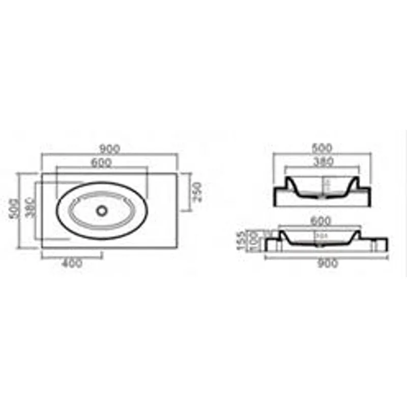 PW13-B Wall-Hung Basin