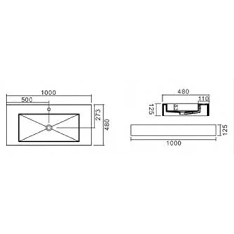 PW16 Wall-Hung Basin