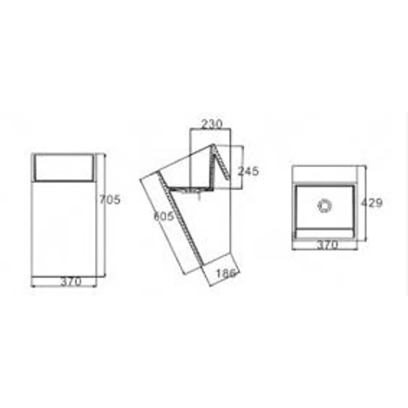 PW23 Wall Hung Basin