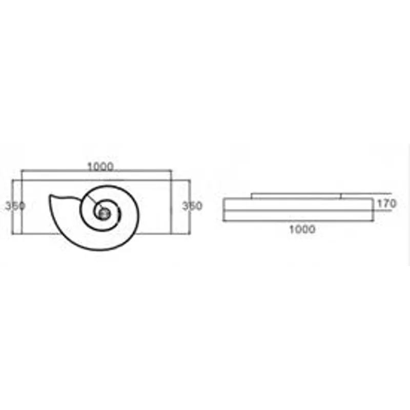 PW43 Wall Hung Basin