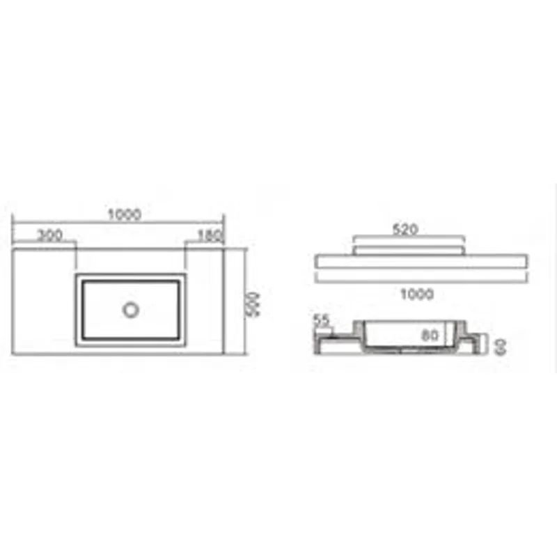 PW44 Wall-Hung Basin
