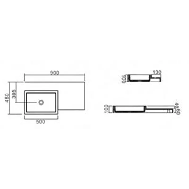 PW48 Wall-Hung Basin