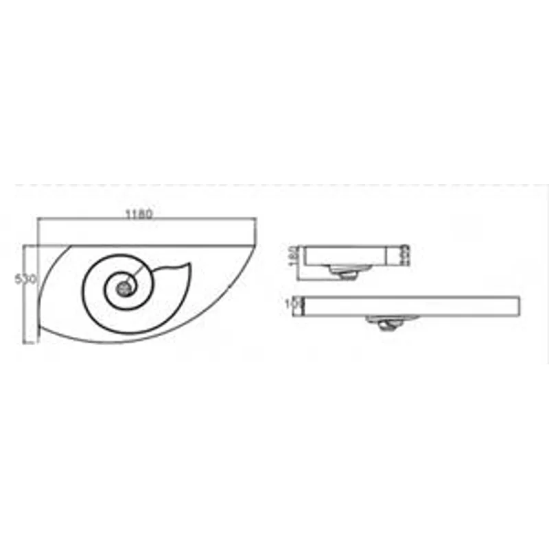 PW61 Wall Hung Basin