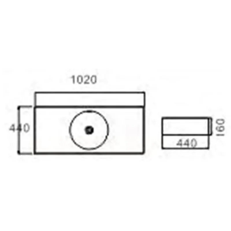 PW76 Wall Hung Basin