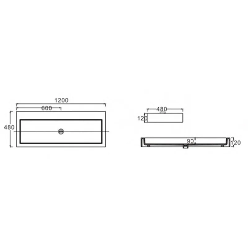 PW83 Wall-Hung Basin