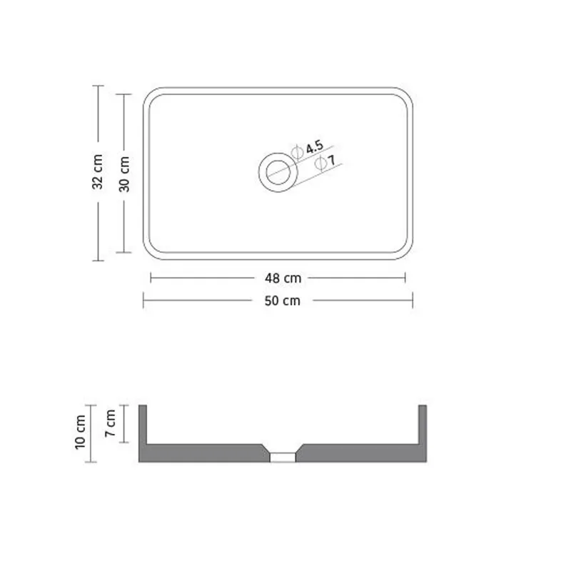 SQ0001 Stone Resin Basin