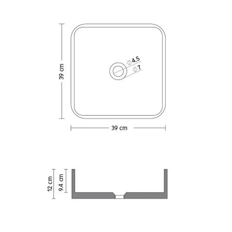 SQ0003 Stone Resin Basin