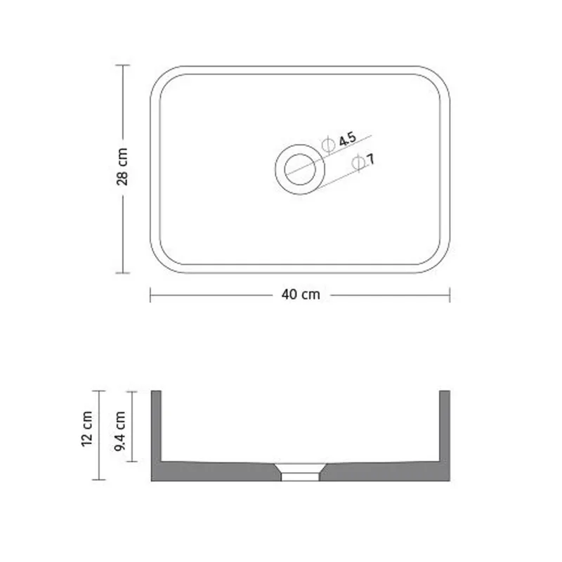 SQ0004 Stone Resin Basin