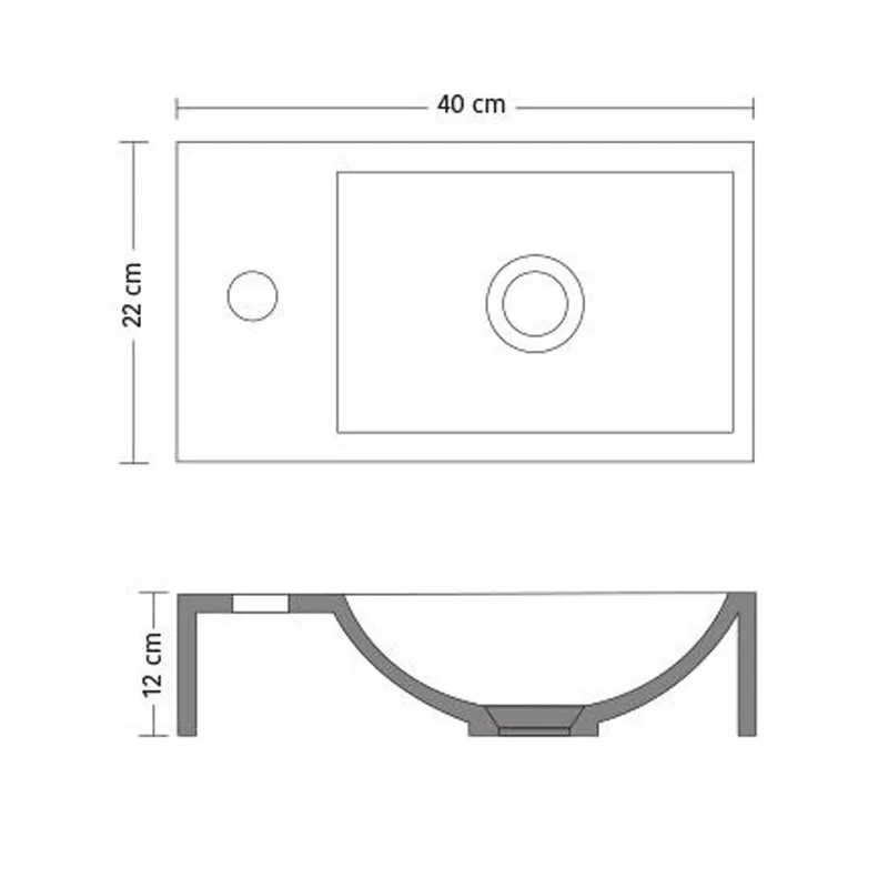 SQ0007 Stone Resin Basin