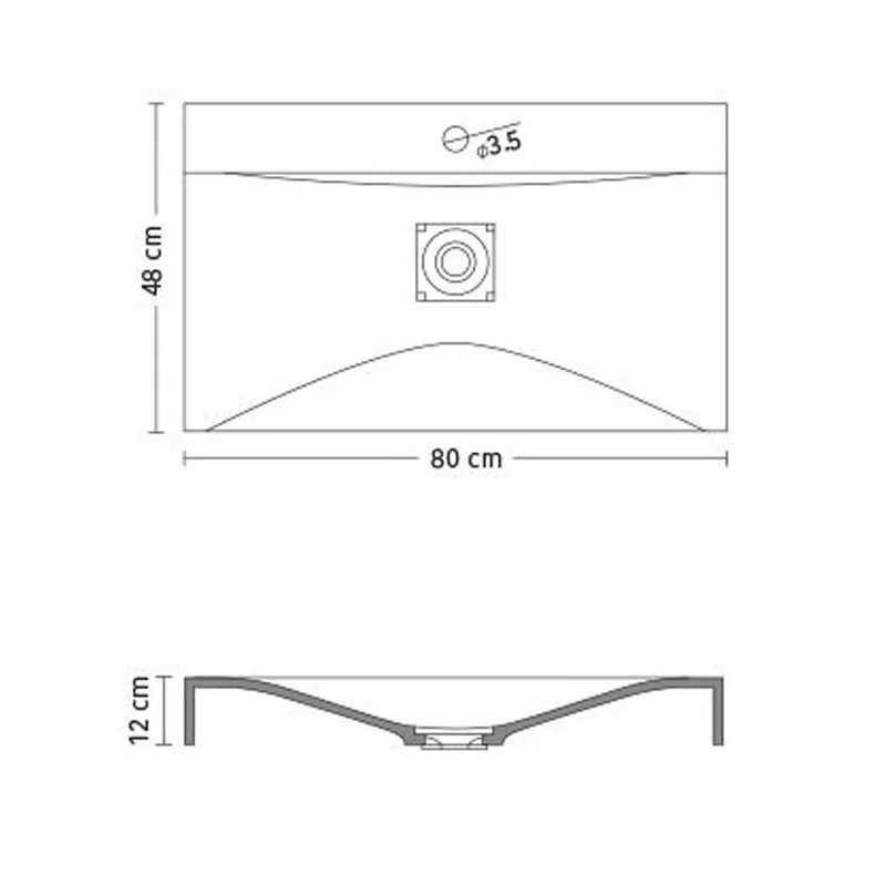 SQ0009 Stone Resin Basin