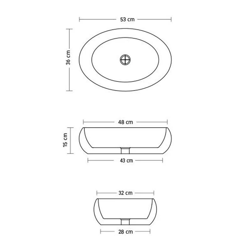 SQ0016 Stone Resin Basin