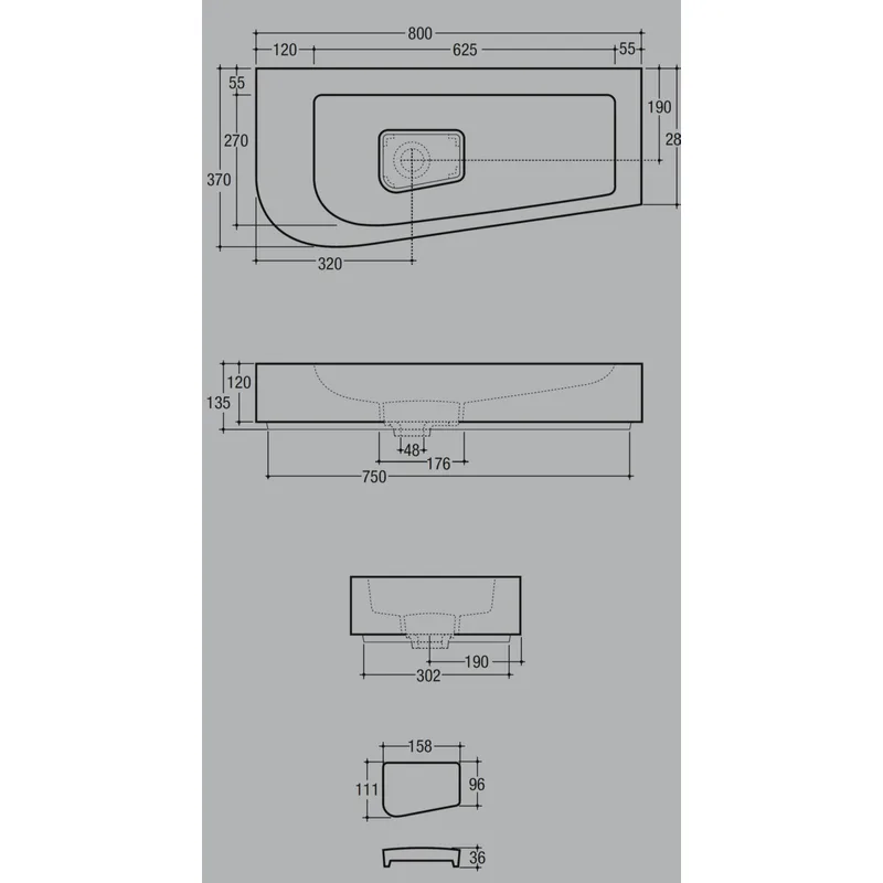 Vitruvit SWELAADX Over-Counter Basin