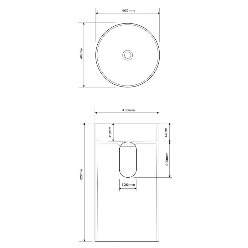 Z2012 Resin Freestanding Basin
