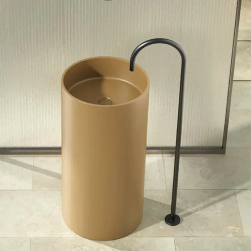 Z2012 Solid Surface Basin Light Camel