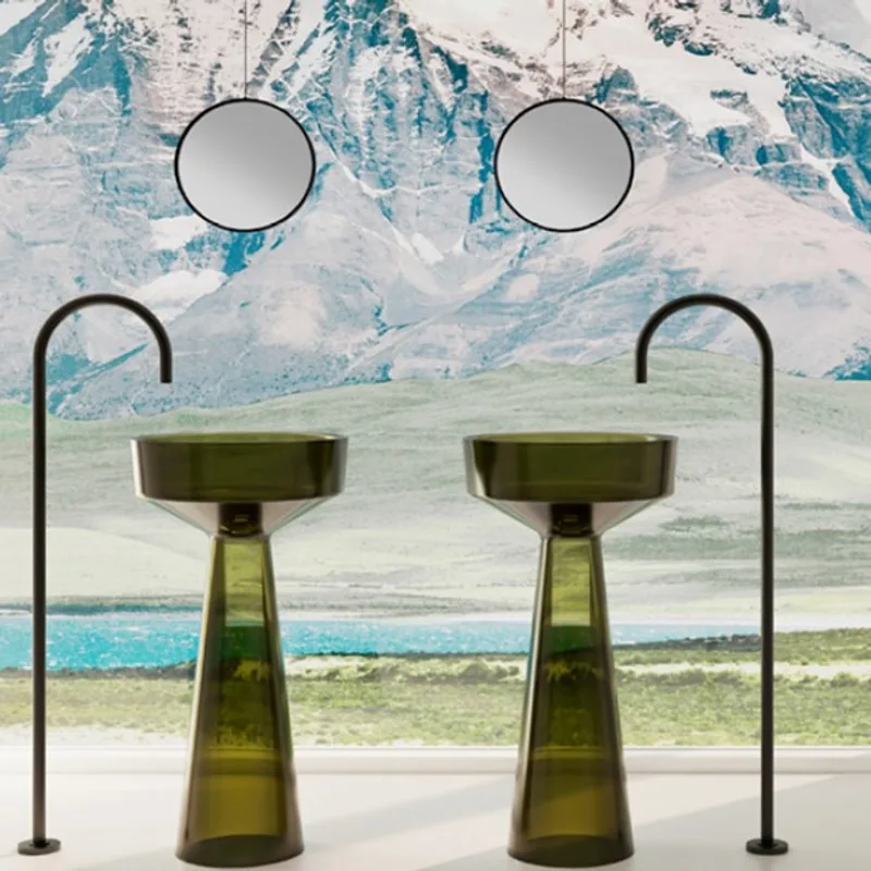 Z2018 Resin Freestanding Basin Classic Green